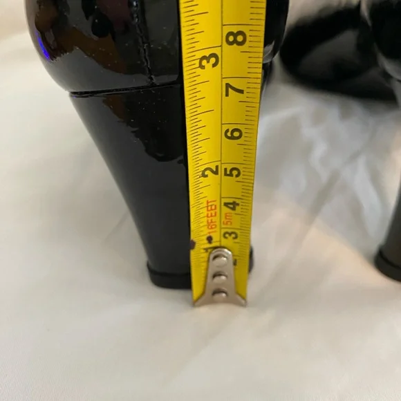 Stuart Weitzman Black Heels Patent Leather, Women’s Size 10M - Picture 13 of 15